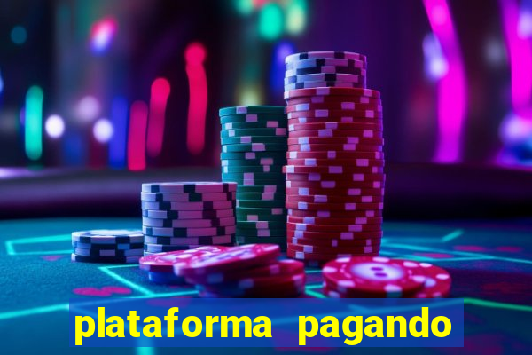 plataforma pagando bonus no cadastro